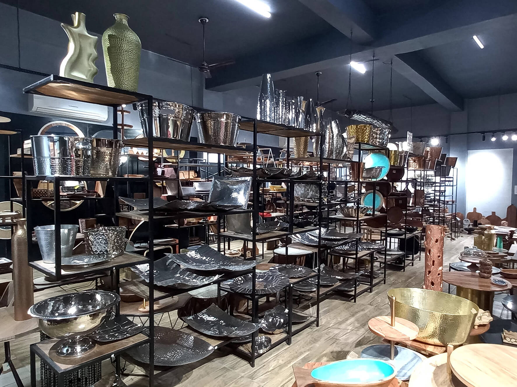 Indian factory showroom